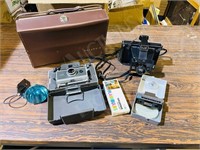 2 Polaroid cameras & accessories