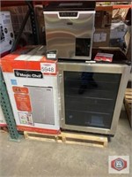 appliances lot of. (1) wine cooler,  compact