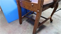 Antique Ornate Oak Chair-Excellent Condition