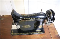 Singer Sewing Machine and Table