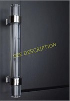 GlideRite 3.75 in. Center Acrylic Cabinet Bar Pull
