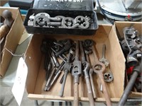 Assorted Taps, Dies, & Die Wrenches