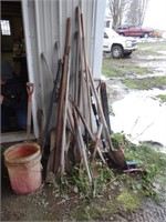Assorted Shovels & Yard Tools