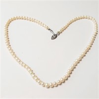 $200 Silver Fresh Water Pearl 16" Necklace