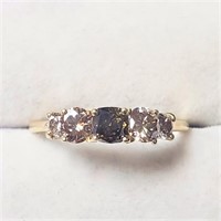 $3960 10K  Natural Fancy Color And White Diamond(0