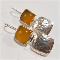$320 Silver Gemstone Earrings