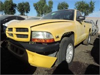 2000 Dodge Dakota 1B7FL26X1YS579937 Yellow