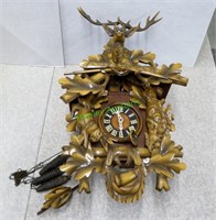 Cuckoo Clock: German Albert Schwab Black Forest...