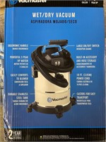 4 gallons wet/dry vacuum