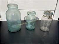 3 canning jars