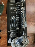 Silver Plate Flatware in Several Patterns, 101 Pcs