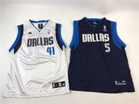 Kids Adidas Dallas Mavericks Jerseys Size L 14-16