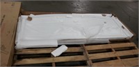 White King Size Smooth Panel Headboard Only, Has