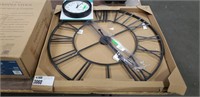 1 lot 2 assorted Wall Clocks, (Big One Has Been