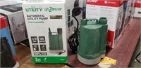 1 Lot (2) Automatic Utility Pump, Thermoplastic