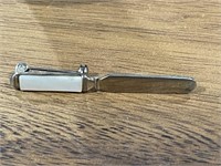 Vintage Mother of Pearl Knife Pin
