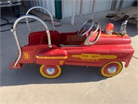 C - Vintage Pedal Fire Truck