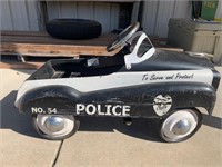C - Vintage Pedal Police Car