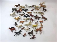 Vintage Collection Of Small Toy Horses