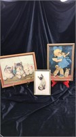 3 Cool Cat Pictures - Vintage