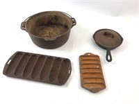 Griswold Dutch Oven, Cornbread Pan & Other