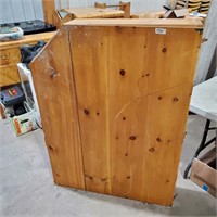 38"x51"H Wooden Gun Cabinet