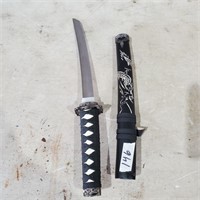 Unused 18"L Knife w Sheath