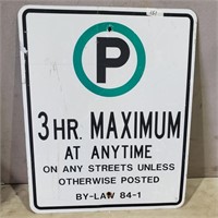 24"x30" Steel Road Sign