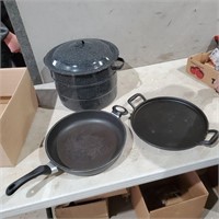 Canning Kettle, Frying Pan, Etc