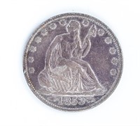 Coin 1853-O Seated Liberty Half Dollar Choice XF