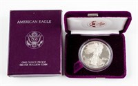 Coin 1989  American Silver Eagle Proof in Box