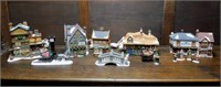 Hand Painted Porcelain Dept. 56 Christmas Houses.
