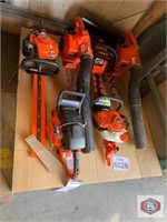 Echo lot of 6 Echo tools contents on the pallet