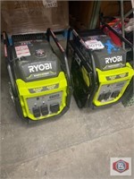generators lot of 2 Ryobi generators 4000 watts