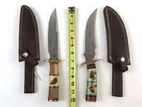Two Chipaway Knives & Sheaths