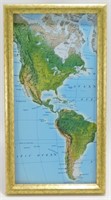 Vintage Map North & South America