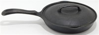Wagner 8" Cast Iron Frying Pan w/ Lid