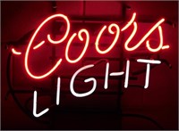 ** Coors Light Neon Sign