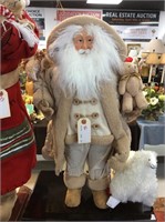 2 foot Santa in linen