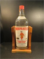 Beefeater decanter on stand