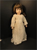 Enesco porcelain Lace dress doll