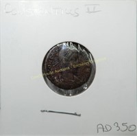 Constontius II 350-360 AD coin, pièce