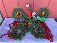 Christmas Beads & Candle Wreaths