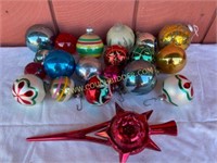 Vintage Christmas Ornaments & Tree Topper