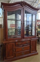 Stunning China cabinet/display hutch 60" x 17" x