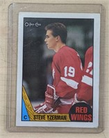 Steve Yzerman 1987-88 O-PEE-CHEE Card