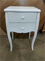 Beautiful Accent Table with Two Drawers measures
