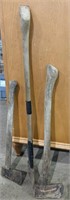 Collection of 3 axes 21"-32"