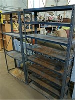 Two Metal Shelves perfect for a Garage or Work