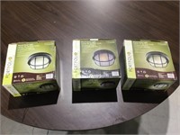 Three round deck lights all new in box